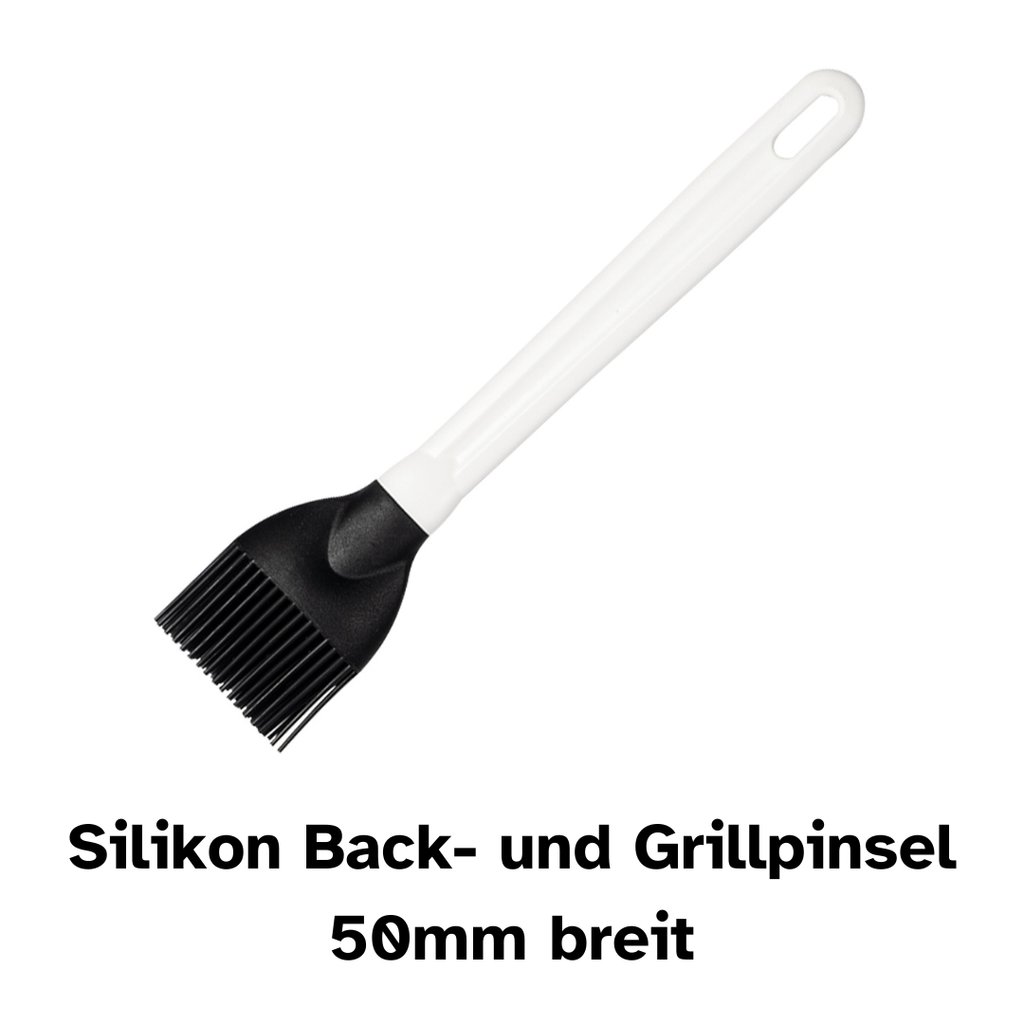 BBQ Griller-Set | 8-Teilig | Grillzange, Wender, Schneidebrett, Grillpinsel & Schäler