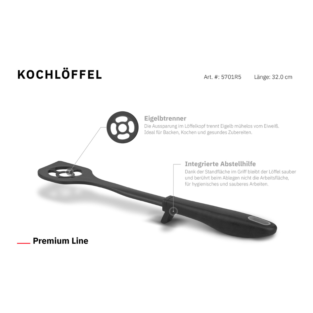 Küchenhelfer-Set Premium | Grundausstattung Küchenutensilien | 6-Teilig