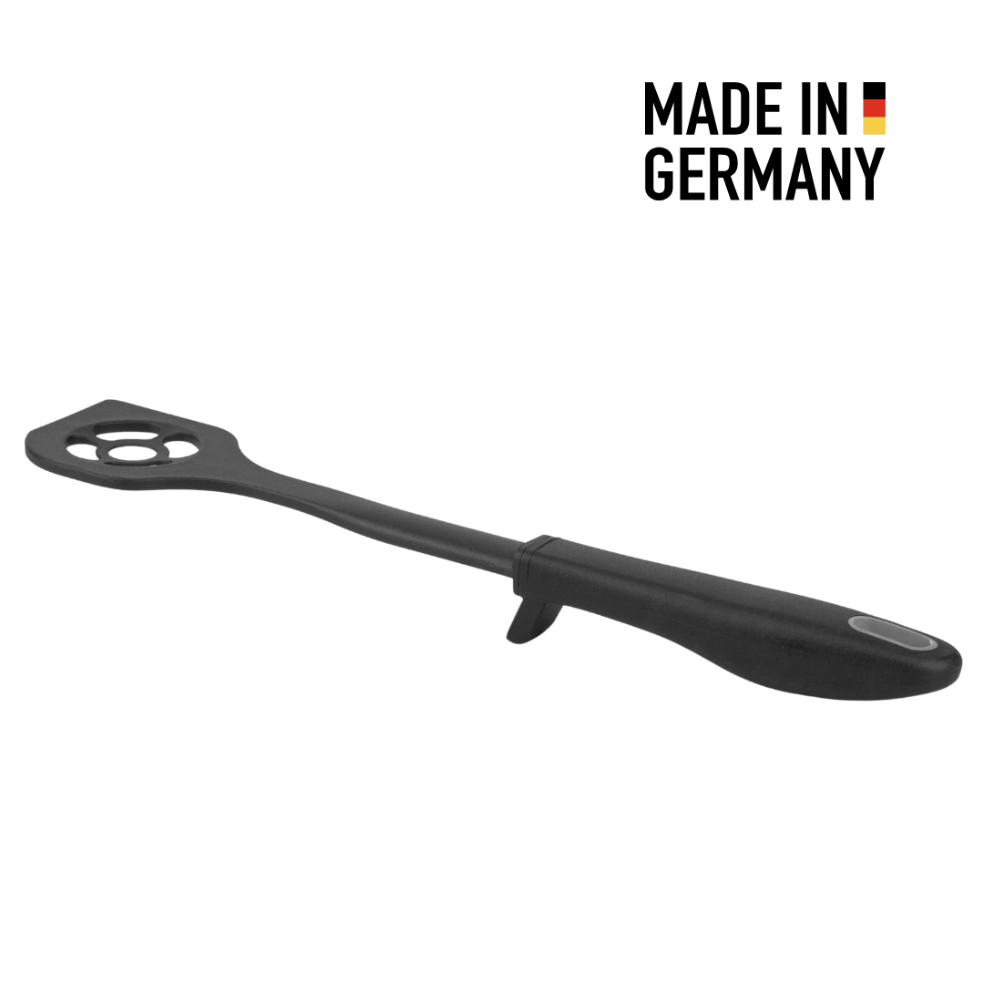 Premium Kochlöffel mit Abstellhilfe | Rührlöffel aus Kunststoff Hitzebeständig bis 270°C