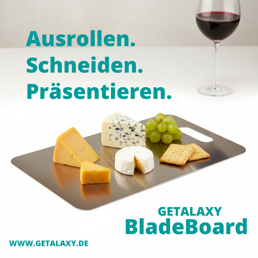 BladeBoard Edelstahl Schneidebrett