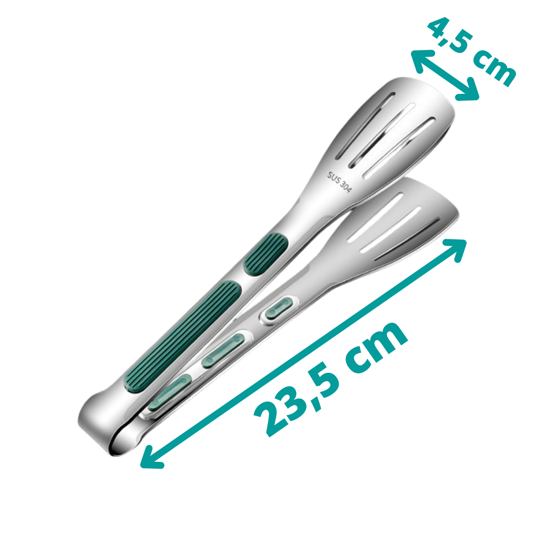 Edelstahl Grill- und Küchenzange