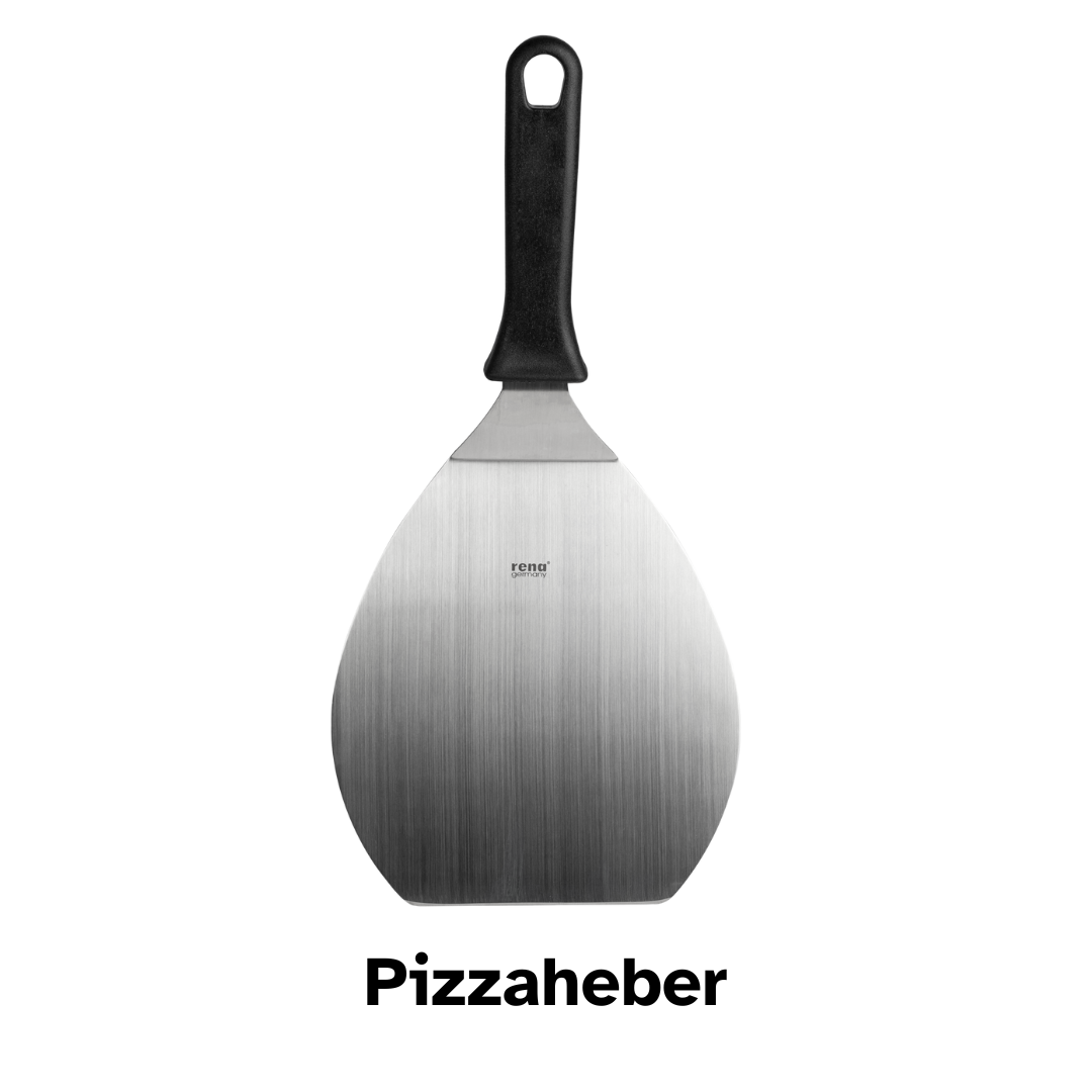Pizza-Liebhaber-Set | 3-Teilig | Pizzaheber, Pizzaschneider & Pizzabrett