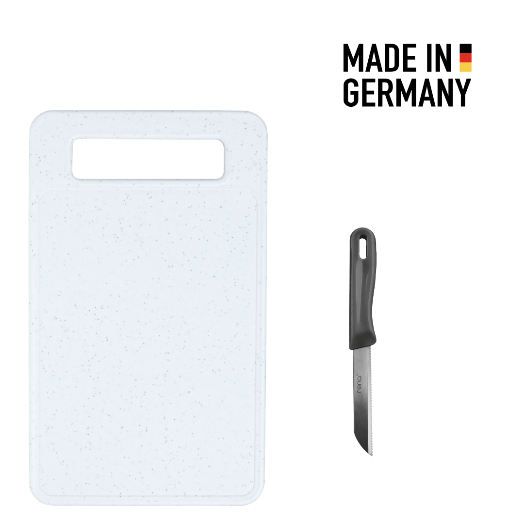 Schneidebrett mit Gemüsemesser | Spülmaschinenfest
