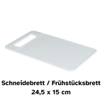 Frühstücksbrett / Kleines Schneidebrett 24,5 x 15cm