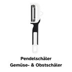 Sparschäler | Kartoffel- und Gemüseschäler mit Edelstahlklinge | Spülmaschinengeeignet