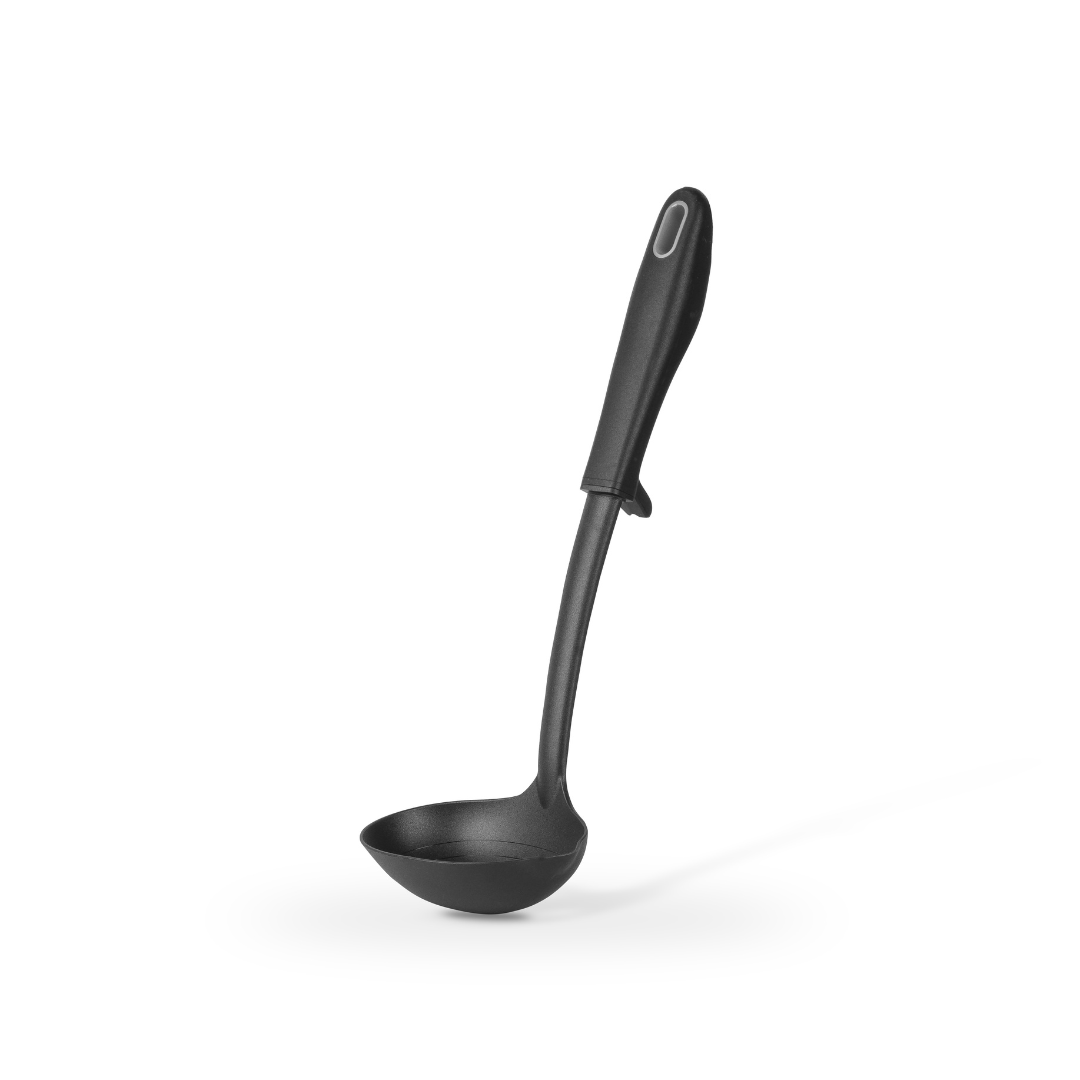 Premium Suppenkelle mit Abstellhilfe | Schöpflöffel spülmaschinenfest | Hitzebeständig bis 270°C