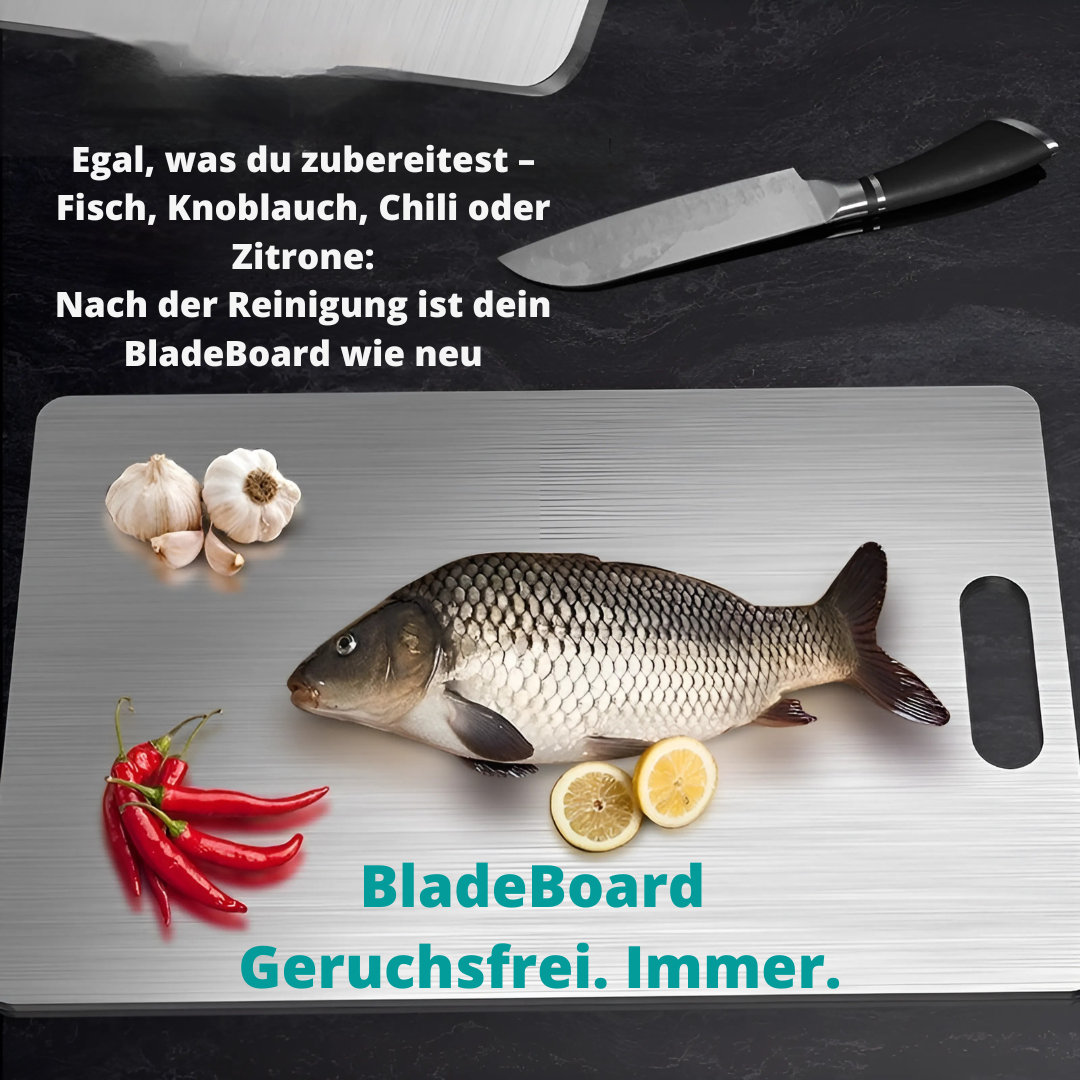 BladeBoard Edelstahl Schneidebrett