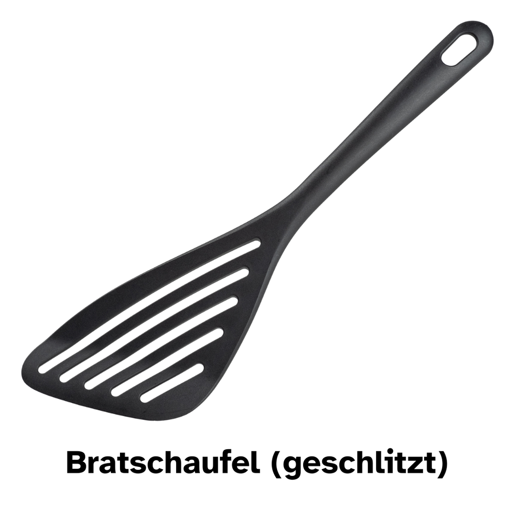 Wender & Bratset | 5-Teilig | Bratwender, Bratschaufeln, Pfannenwender, Grillzange