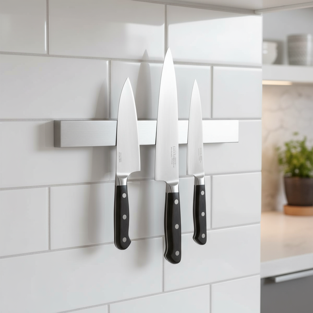 AirKnive Magnetischer Messerhalter aus Edelstahl